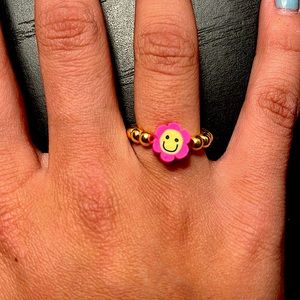 Homemade Preppy flower ring
